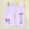 Shorts de Algodão Puro para Meninas Novo Estilo de Verão, Calças Casuais Largas de Comprimento Médio, Shorts Versáteis de Praia para Meninas, Calças de Cinco Pontos