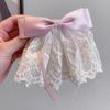 Saia de Renda Bordada Flor de Fada Laço Material DIY Acessórios para Joias Acessórios de Cabelo de Bebê Caseiros