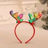 Diademas Navideñas Variadas de Dibujos Animados Empaquetadas Individualmente, Decoraciones Navideñas, Regalos de Fiesta, Cuernos Navideños