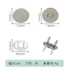 Hebilla Magnética sin Costuras de 18 mm para Bolso, Accesorios de Cartera, Hebilla Magnética Oculta para Abrigo, Botón Magnético Invisible para Suegra