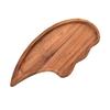 Explosiones el té de la tarde más vendido estilo ins, accesorios de fotografía de alimentos plato de madera pequeño estilo japonés disco de madera maciza bandeja de madera ovalada