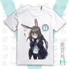 Camiseta de Anime Arknights Emoticono Modal Manga Corta Una Pieza Dropshipping