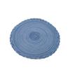 Individual de mesa de hilo de algodón imitación Amazon, tapete trenzado aislante del calor, posavasos redondos semimanuales, tapete de ramio transfronterizo