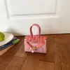 Bolso clásico nuevo estilo retro con forma de casa, presenta un lindo diseño color block, forma de cuadrado mini y opción de conjunto padre-hijo, ofreciendo un look sofisticado y moderno que complementa cualquier atuendo