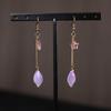 Bolsa de la Suerte de Aretes Florales de Estilo Chino Nuevo, Nuevos Aretes de Gancho Populares, Aretes Niche de Alta Gama, Aretes Únicos, Joyería de Estilo Chino