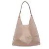 Bolsa de ombro e axila grande, estilosa, texturizada, estilo coreano, para o dia a dia de mulheres, bolsa tote retrô casual elegante