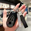 Adecuado para Funda de Llave de Coche Mercedes-Benz para Mujer C260L Carcasa Hebilla C2001 S400L/Glc Amg Funda con Hebilla para Hombre y Mujer Eqe