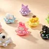 Acessórios de Avião Sanrio Eletrodepositados Desenho Animado Chaveiro de Resina 3D Pingente Brinquedo Fofo da Moda