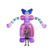 Olá, Modelo de Menina Palhaça Inflável para Pular, Linda Decoração de Exibição para Desfiles e Apresentações, Venda Direta da Fábrica de Figuras Infláveis Personalizadas de Desenho Animado