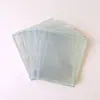 Urso Branco Leitoso Botão Duplo 3 Furos Mini Álbum de Cartões A8 Glitter 3 polegadas Grade Única Armazenamento Álbum de Fotos Bolsa com Zíper Planejador de Folhas Soltas