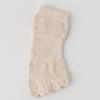 Calcetines de cinco dedos para mujer, calcetines de tubo fino de verano, calcetines de seda de morera, deportivos, antibacteriales, desodorantes, de tubo corto, sin costuras en los dedos