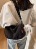 Bolso de Pana Transfronterizo para Mujer de Gran Capacidad 2025 Nuevo Versátil Casual de Hombro Cruzado Sensación de Alta Gama Bolso Dumpling
