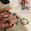 Pulseira de Menina Fofa Retrô Série de Natal Homem de Gengibre Glaceado