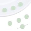 Imitação de vidro jade conta plana abóbora cobre dinheiro sorte marca ameixa flor conta DIY colar pulseira acessórios de roupas tecidos à mão atacado