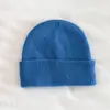 Gorro de tricô de camada dupla, espessado, para outono e inverno, feito de lã pura, cor sólida, com aba simples, adequado para atividades ao ar livre, esqui e para fornecer calor e proteção para as orelhas