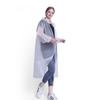 Capa de Chuva Portátil para Exterior Não Descartável Adulto Espessada Capa de Chuva Viagem ao Ar Livre EVA Leve Dobrável Capa de Chuva Poncho