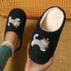 Pantuflas de Interior Populares para Mujer Transfronterizas, de Tacón Alto, Cálidas, Cómodas, Suaves, Ligeras de Algodón, Venta al por Mayor, Personalización de Pedidos Pequeños