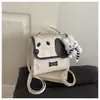 Mochila cruzada 2026 Otoño Nuevo Estilo Coreano para Viajes Cotidianos Linda Estilo Académico Dibujos Animados Mochila Pequeña Bolso Portátil de Nicho