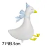 Nuevo producto transfronterizo: globos de mariposa estilo ins, globos de coche de princesa, globos de flores, globos de corona de Navidad, globos de cumpleaños