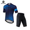 Traje de ciclismo de manga corta XINTOWN para hombre, de secado rápido, transpirable, con estampado de verano, para bicicleta de carretera