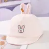 Gorro Pequeño para Bebé de Meses Primavera y Otoño Delgado Lindo Oreja de Conejo Gorro para Recién Nacido Bebé Femenino Gorro Fetal para Bebé Niño