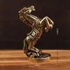 Año del Caballo Adornos de Caballo Doce Animales de Caballo del Zodiaco Colección de Adornos de Caballo Transfronterizos Adornos de Latón 2026 Adornos de Potro