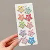Pinzas para el pelo de estrella Dopamine para niñas, pinzas para el pelo dulces y delicadas, pinzas para flequillo de alta gama y exquisitas, pinzas pequeñas lindas para bebés