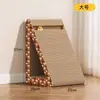 Placa de Arranhar Gato Triangular, Placa Vertical para Unhas de Gato, Resistente ao Desgaste, Resistente a Arranhões, Não Solta Pelo, Brinquedo Escalável para Gato, Afiador de Garras, Ninho para Gato