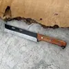 Cabo de Madeira Sólida, Alta Dureza, Faca Especial para Cortar Ossos, Faca para Cortar Ossos, Faca de Cozinha, Machado para Cortar Ossos, Faca Grande para Cortar Ossos, Estoque Pronto do Fabricante