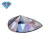 Anillo de diamantes desnudos de Mosan con gema Huagang en forma de pera, zafiro azul verdoso, superficie de anillo, moissanita en forma de gota, piedra desnuda, piedra principal al por mayor