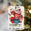 Regalo de Navidad en 2023 - Cartera de Navidad de Papá Noel, colgante de cartera, decoraciones de árbol de Navidad