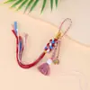 Bolsa de Piña Colgante Juguete Estilo Antiguo Pieza de Mano Cordón Estilo Tíbet Borla Pequeña Nudo de Maíz Cadena de Teléfono Móvil Colgante Joyería