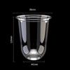 Taza de Torre de Fresa Navideña Empaque para Pastel Taza Transparente Desechable Caja de Empaque Espesa de Grado Alimenticio Taza Bobo