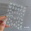 Colección de Pegatinas para Uñas Mariposa: Nuevas Calcomanías Adhesivas para Uñas de Mariposa Blanca Delgadas Flexibles con Relieve de Hada Nuevas de Moda al por Mayor