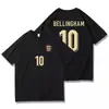 Euro 2024 Alemania Francia Inglaterra uniforme Caine Bellingham camiseta de aficionado manga corta de algodón