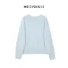 Ropa Zhengqite/"Cachemira Cepillada" Otoño/Invierno 2026 Suéter Clásico de Cuello Redondo de Cachemira Antipelusa