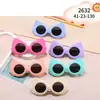 Novos Óculos de Sol Infantis Desenho de Coelho Coloridos da Moda com Laço para Pequenas Princesas