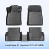 Europeo Adecuado para Ford Fiesta At2017-2024 Combustible 3D Material para Todo Clima Tpe Tapete para Pies Tapete de Piso