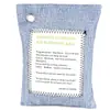 Bolsa Desodorante de Carbón de Bambú, Bolsa Absorbente de Humedad y Eliminadora de Olores de Carbón de Bambú a Alta Temperatura, Bolsa Desodorante y Eliminadora de Formaldehído para Coche y Hogar con Carbón Activado