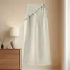 Pantalones Anchos de Cintura Alta Relajados para Mujer, Verano 2026, Tencel Delgado, Caída Fluida, Pierna Recta Casual Adelgazantes, Pantalones Largos