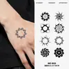 Pegatinas de Tatuaje Temporal con Combinación de Patrones Pequeños con Fórmula Herbal, Larga Duración, Impermeables, Estilo Sencillo y Fresco para Hombres y Mujeres, para Brazos y Piernas