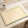 Mantel individual, Tapete para mesa de cocina, Tapete escurridor para encimera, Impermeable para escritorio, Secado rápido, Absorbente, Antideslizante, Aislamiento térmico, Anti-quemaduras, Posavasos pequeño protector