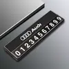 Placa Especial de Aparcamiento para Coche Audi A3A4La6Lq3Q5Lq2L Placa Especial Temporal de Teléfono para Coche en Movimiento