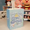 Bolsa de Tote con Animales Mascotas Lindos Bolsa de Empaque Bolsa de Papel Kraft Bolsa de Regalo para Niños Dibujos Animados Regalo de Cumpleaños Bolsa de Regalo