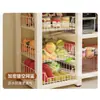 Estante de Almacenamiento de Cocina Multifuncional de Pie para Frutas y Verduras Estante de Almacenamiento para Microondas Mesa de Corte de Verduras de Múltiples Niveles para el Hogar Banco de Trabajo