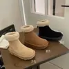 Botas de nieve Henan Sangpo, botas estilo coreano de suela gruesa con pelo rizado, 20665