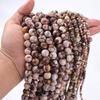 Pedras Naturais Zebra Contas Espalhadas DIY Colar Pulseira Atacado Joias Coringa Femininas Joias Nicho Diversas Contas de Pedra
