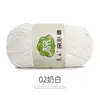 Bufanda Tejida por Uno Mismo de Algodón de Leche de 5 Hilos Peinados Paquete de Materiales para Tejer Crochet DIY Lana en Bola Lana de Grosor Medio