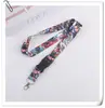 Novo Lanyard de Celular Simples de Cor Clara com Desenhos Porta-Cartões Tira Trançada Lanyard de Estudante Combinação Lanyard para ID de Trabalho Pendurado no Pescoço