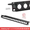 Placa Jumper de 1U 8-Bit 12-Bit 16-Bit Soquete Painel Multifuncional XLR de Gabinete 1U de 19 Polegadas